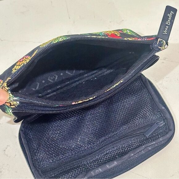 Vera Bradley Lighten Up Compact Organizer Toucan Party Pineapple - Picture 3 of 4